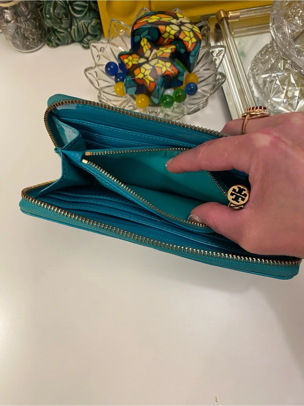 Tory Burch Patent Leather Wallet